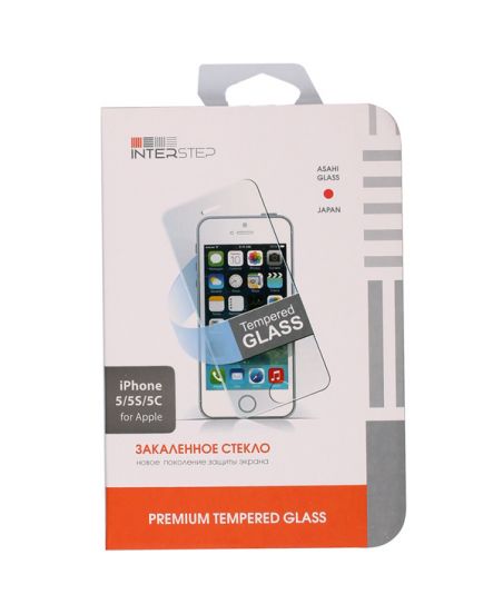 Защитное стекло для iPhone InterStep для iPhone 5